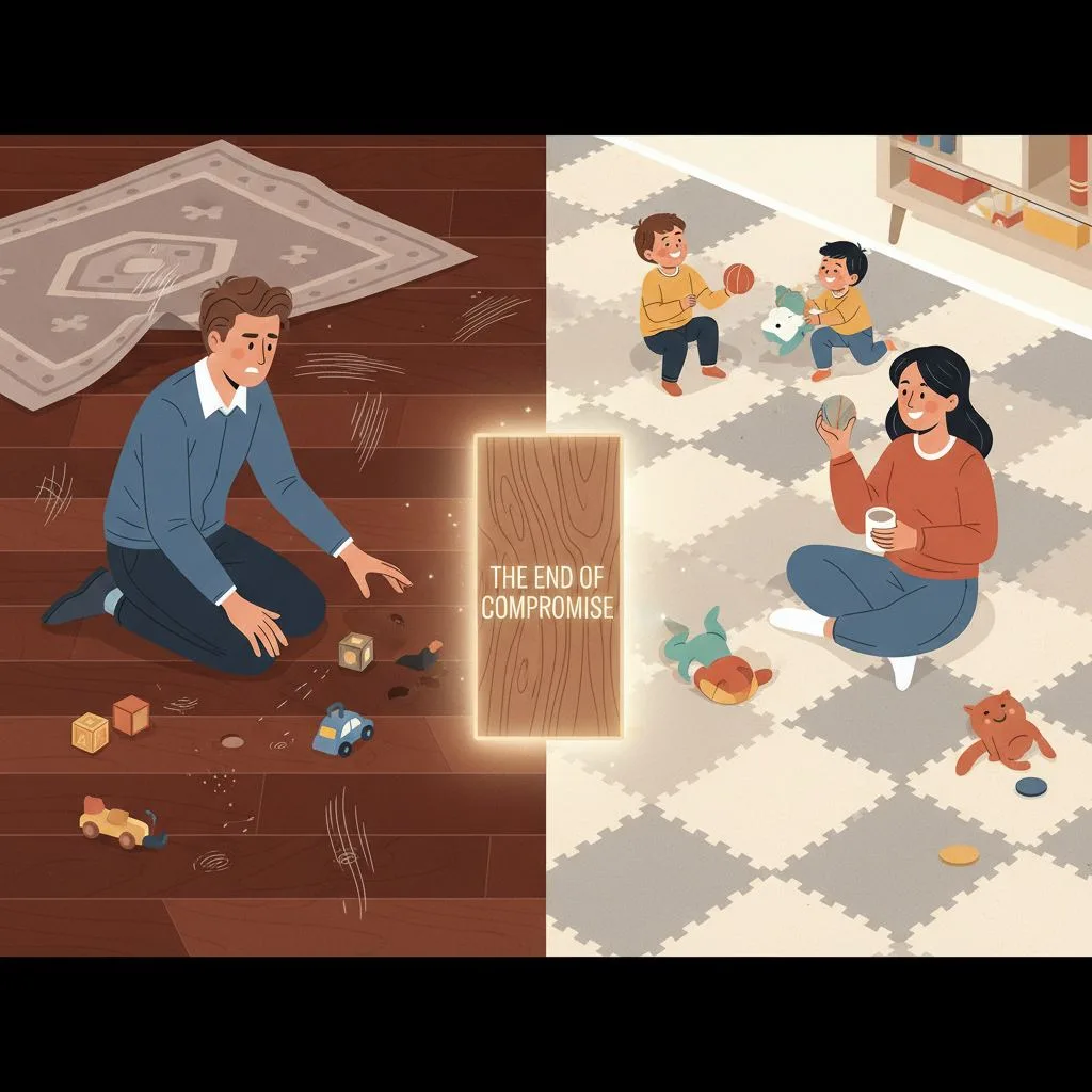 The End of Compromise: Why Bravewood Hybrid Hardwood is the Ultimate Playroom Flooring