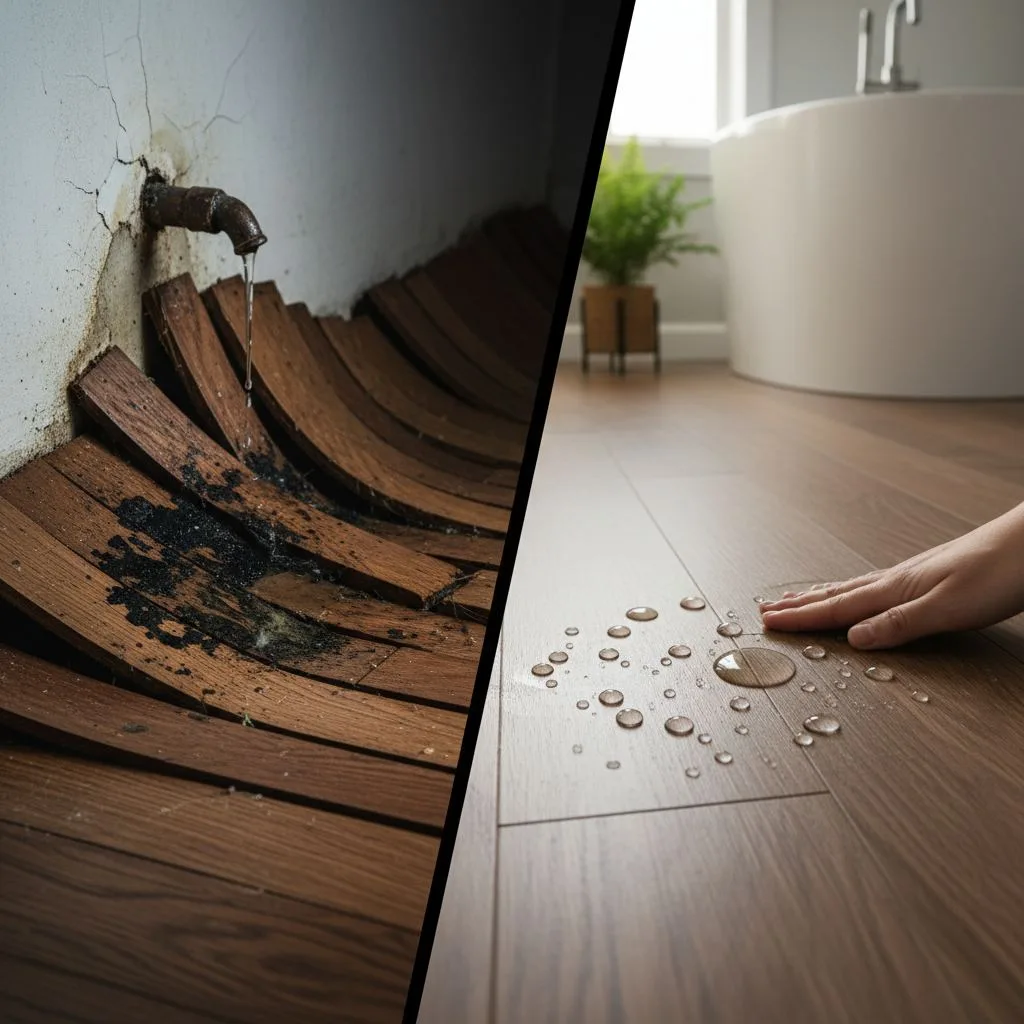 Beyond the Myth: Transforming High-Moisture Areas with Bravewood Waterproof Hybrid Hardwood