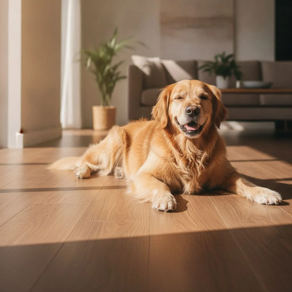 The Ultimate Pet-Proof Flooring Guide: Why Waterproof Hybrid Hardwood Excels