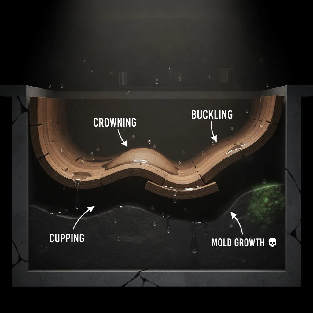 The Indestructible Floor: A Building-Science Guide to Waterproof Flooring for Kitchens & Bathrooms