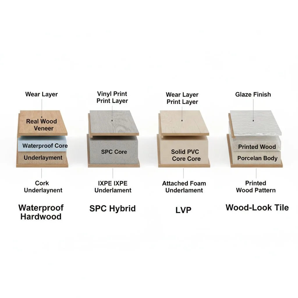 The Ultimate Guide to Waterproof Hardwood & Hybrid Flooring (2024)