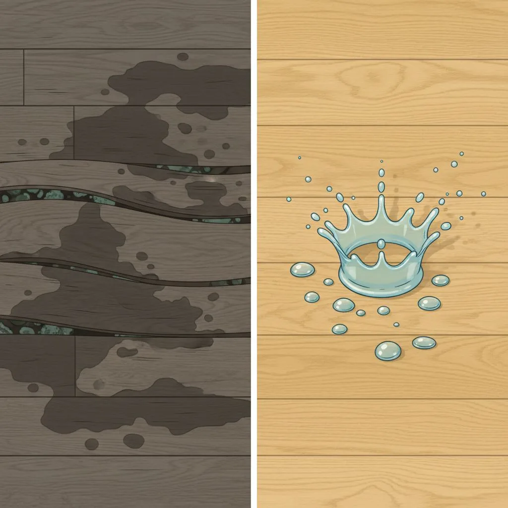 The Definitive Buyer’s Guide to Waterproof Hybrid Hardwood Flooring: Unmasking the ‘Waterproof Wood’ Illusion