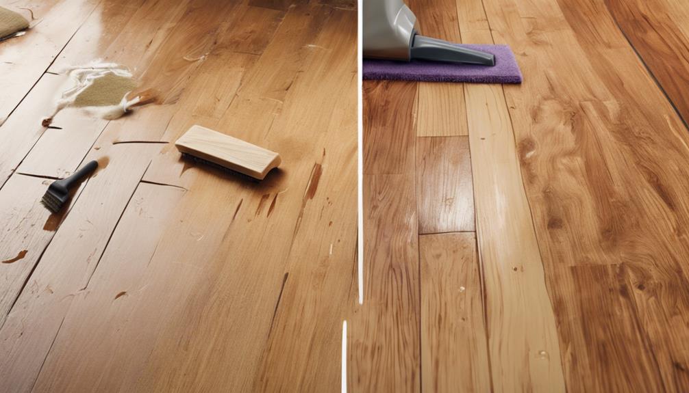 hybrid hardwood care tips