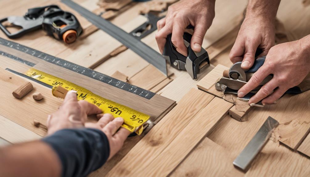 installing waterproof hardwood flooring
