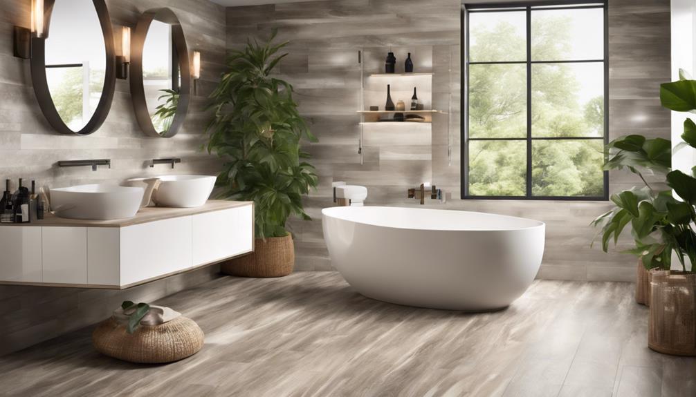 waterproof bathroom flooring options