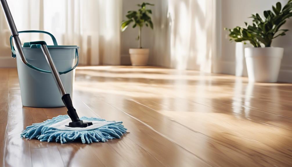 waterproof hardwood flooring care