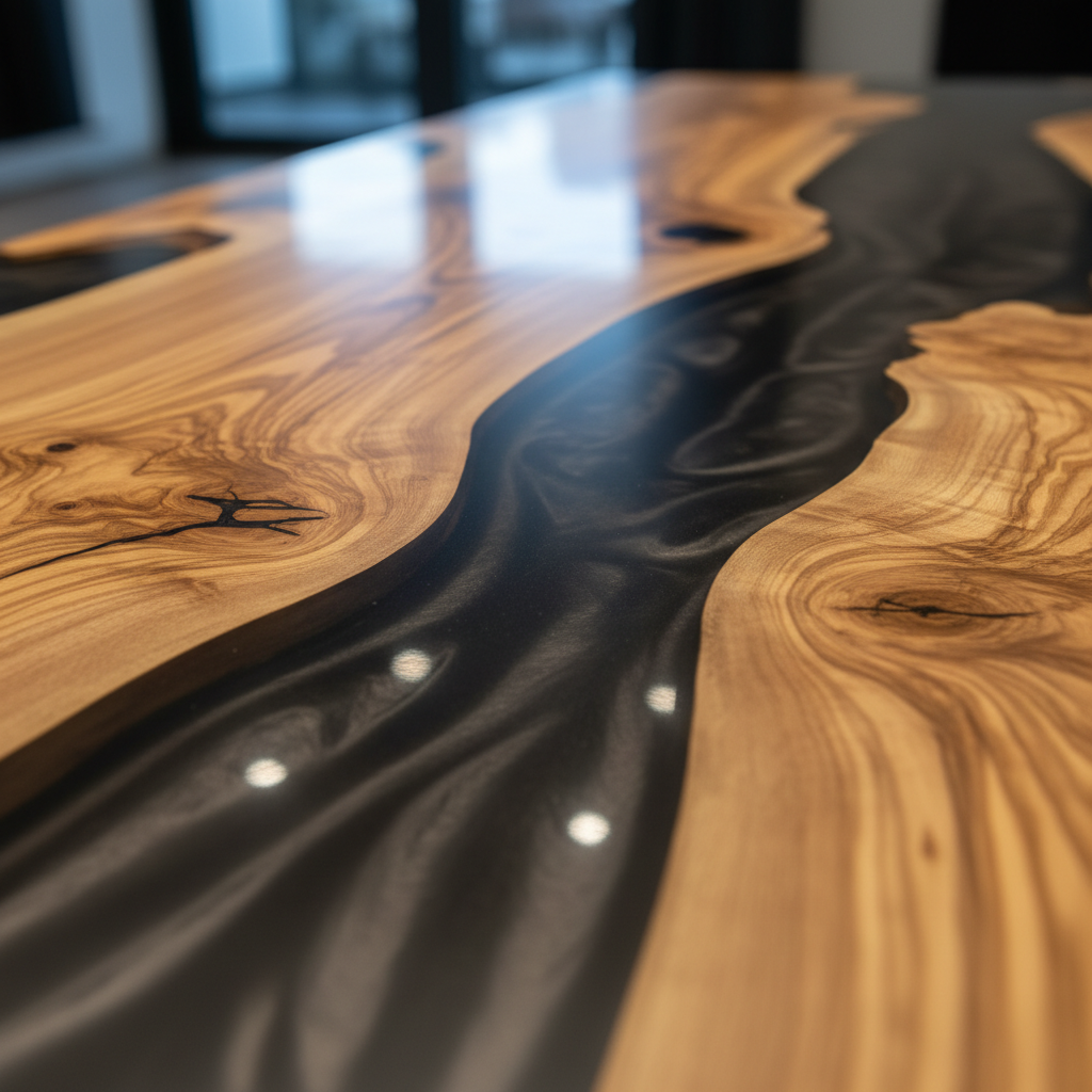 Bravewood's Olive Wood & Epoxy Craftsmanship