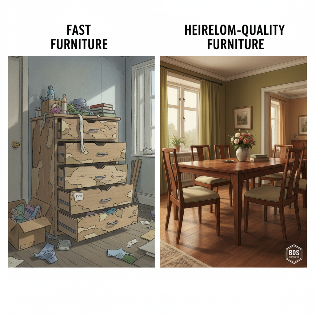 Fast Furniture vs. Heirloom Quality