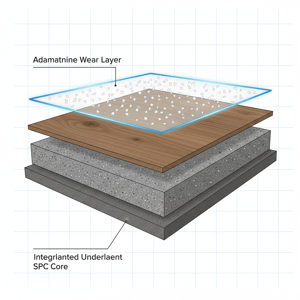 The Multi-Layer Science of Adamantine Flooring