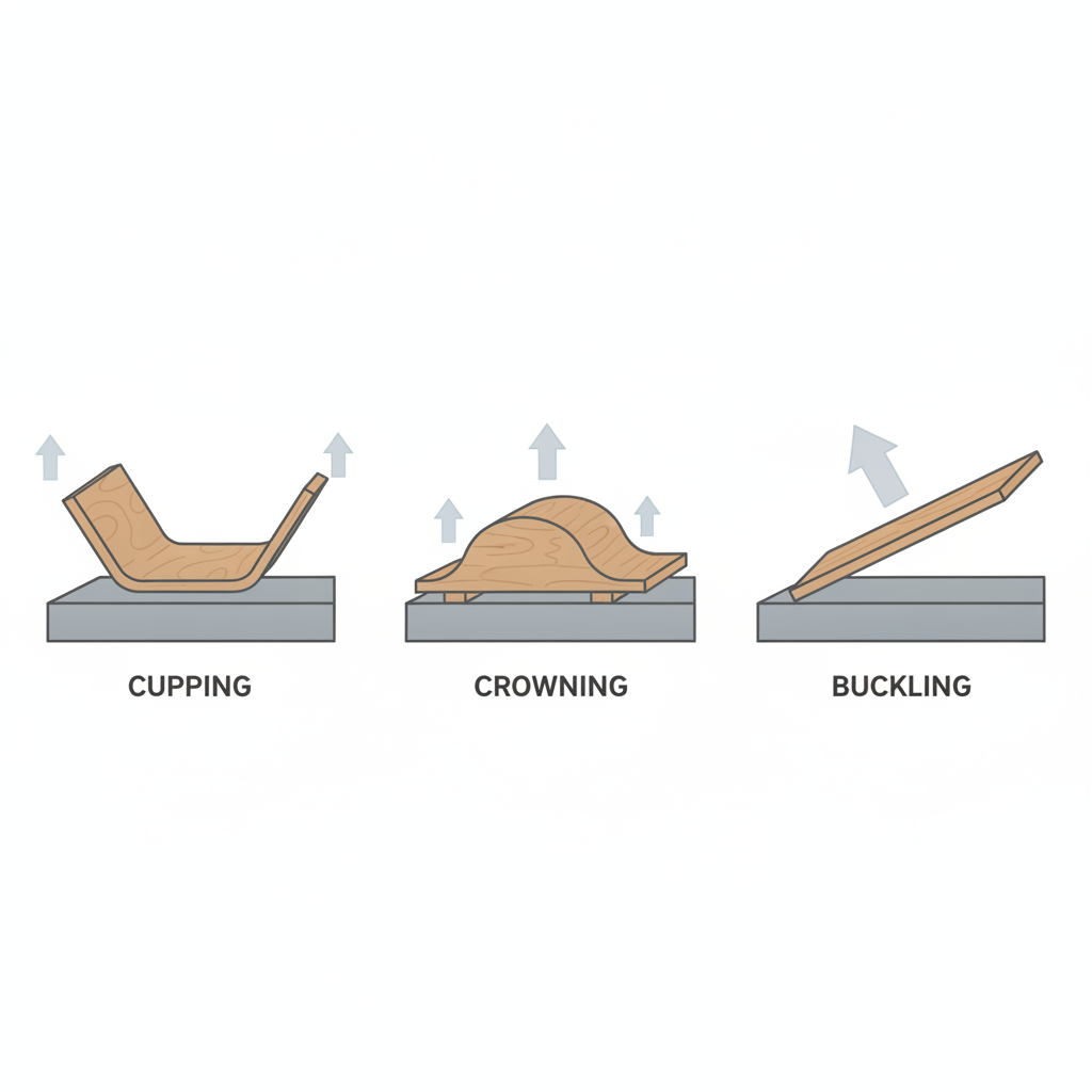 Diagnosing Warped Wood Floors