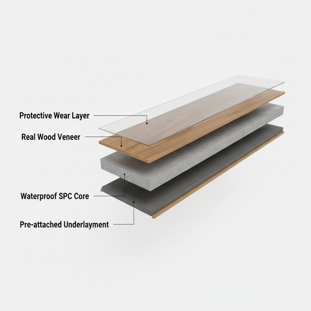 The Anatomy of Waterproof Hybrid Hardwood