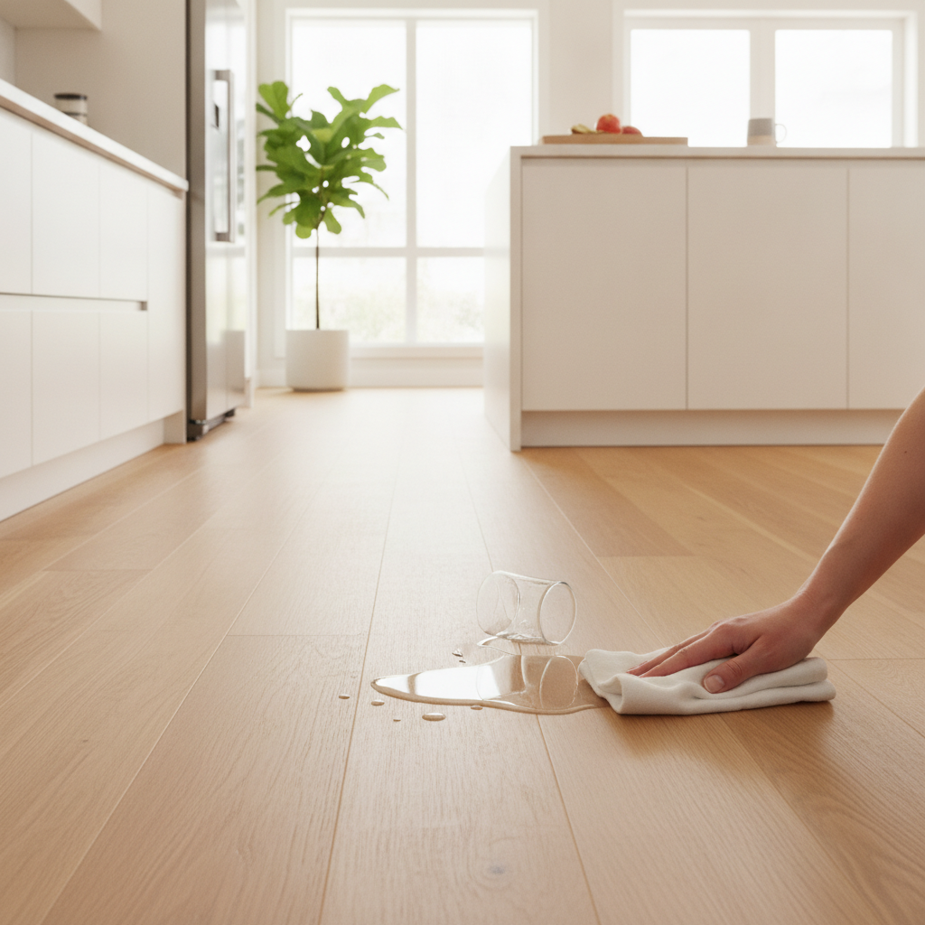 Worry-Free Beauty: Bravewood in a Modern Kitchen